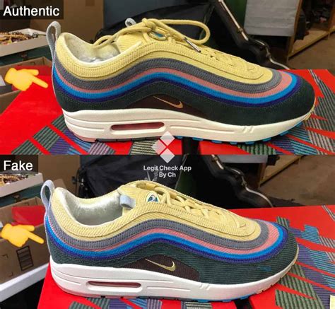 nike air max 97 sean wotherspoon real vs fake|air max 97 lace style.